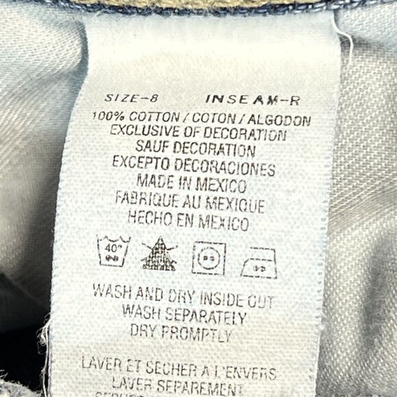 Tommy Hilfiger Womens Boyfriend Jeans‎ Size 8 Blue Denim Pants 30x31 - Picture 12 of 16